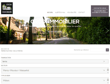 Tablet Screenshot of croix-immobilier.fr